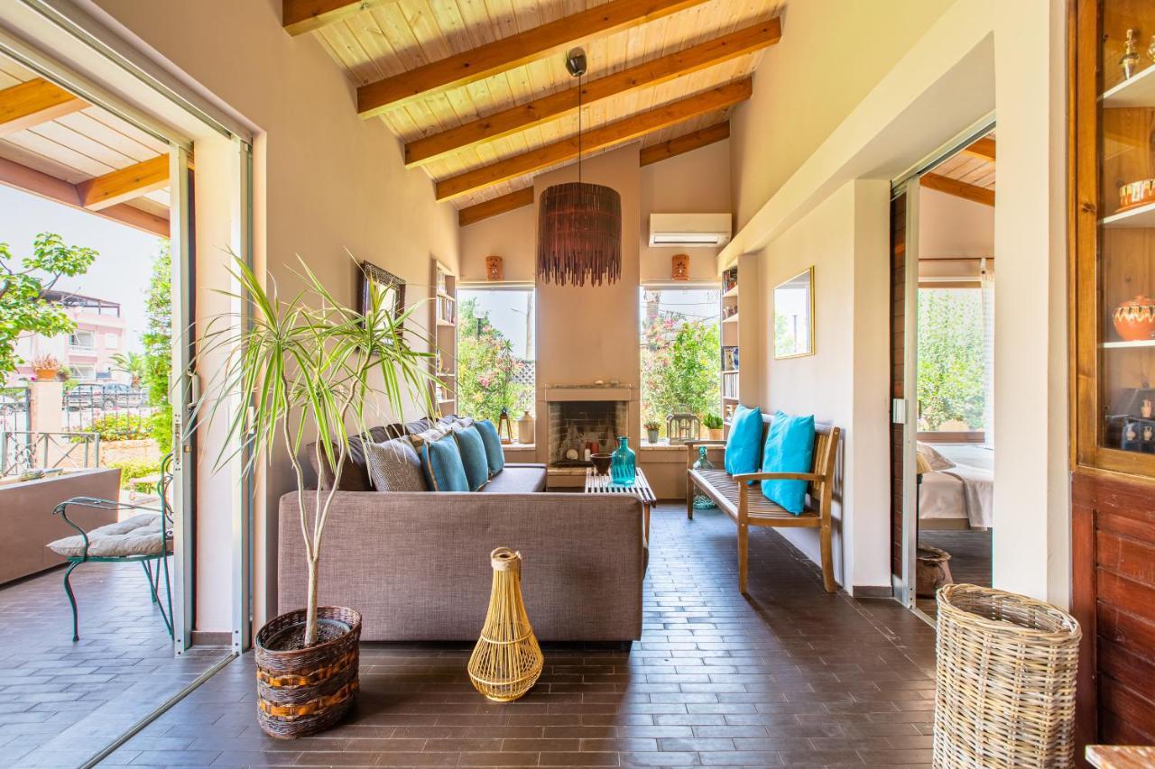 Anna'S Sea House Near To A Sandy Beach! Kato Daratso Bagian luar foto